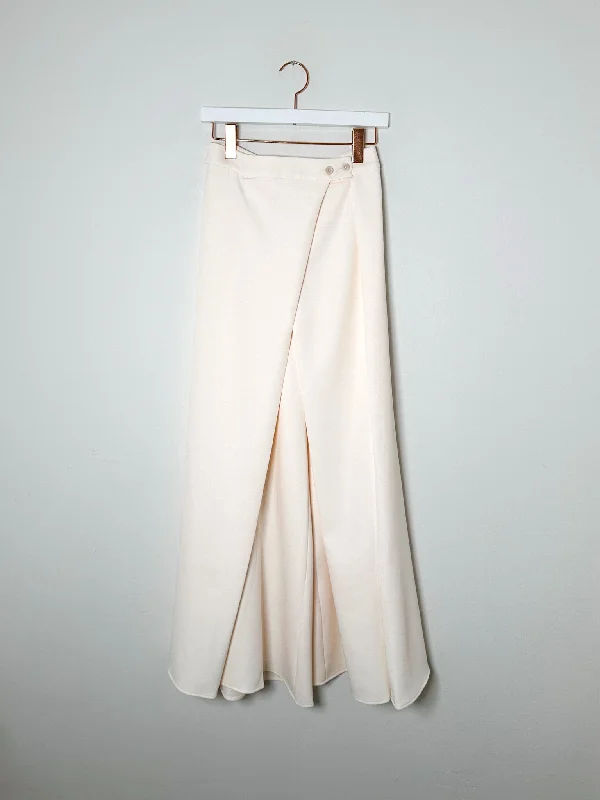 Auteur - Violette Pant - Cream Relaxed Linen Pants