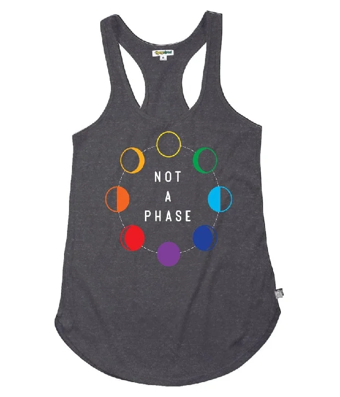 Not A Phase Racerback Tank Top rhinestone tank top