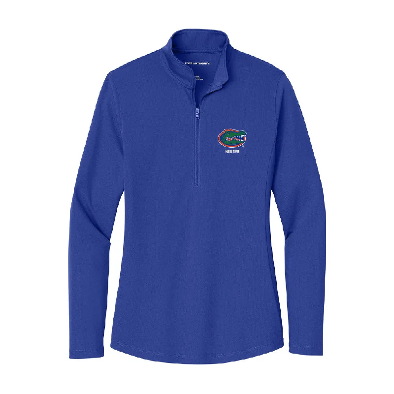 Florida - NCAA Women's Soccer : Emilee Hauser - Women's Lightweight Quarter Zip Jacket Mesh Jacket Canvas Jacket Denim Jacket Florida - NCAA Women's Soccer : Emilee Hauser - Women's Lightweight Quarter Zip Jacket Mesh Jacket Canvas Jacket Denim Jacket
