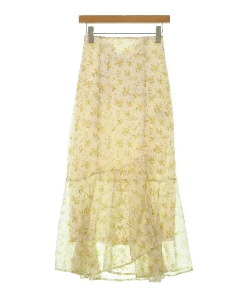 one after another NICE CLAUP Long/Maxi length skirts linen skirt airy