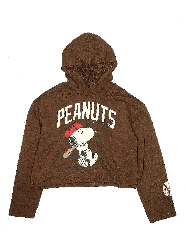 Pullover Hoodie Hoodie with Hem Frayed Vintage Worn