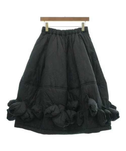 COMME des GARCONS COMME des GARCONS Knee length skirts velvet skirt glossy