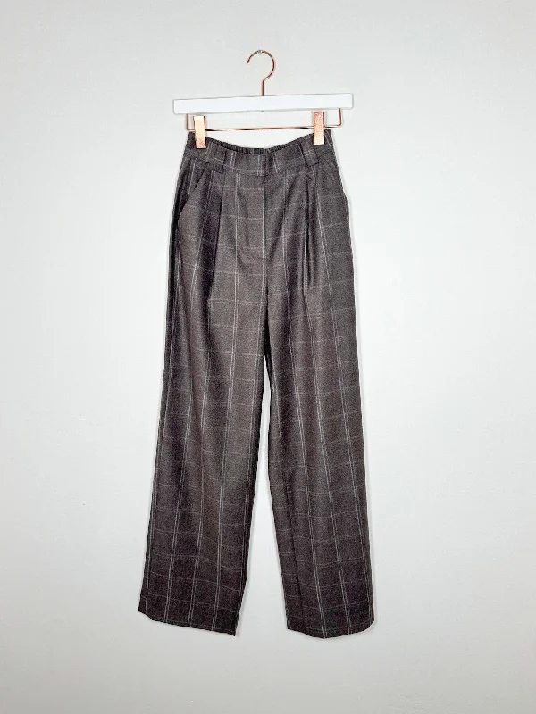 Hofmann Copenhagen - Avaly Classic Pants - Pine Bark High-Waist Jogger Pants