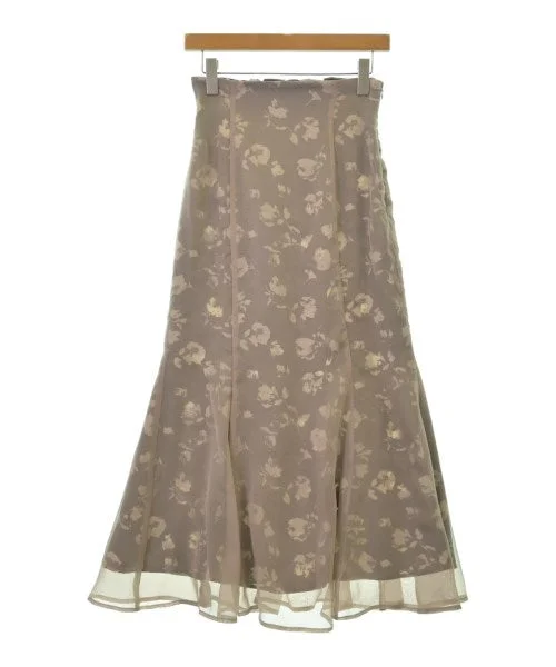 one after another NICE CLAUP Long/Maxi length skirts denim skirt casual
