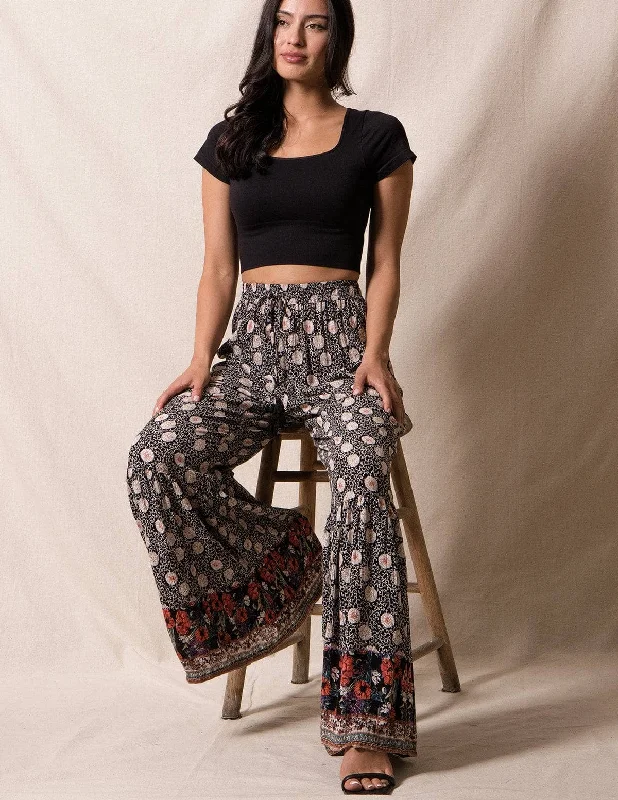 Poppy Flared Pants Elegant Trouser Pants