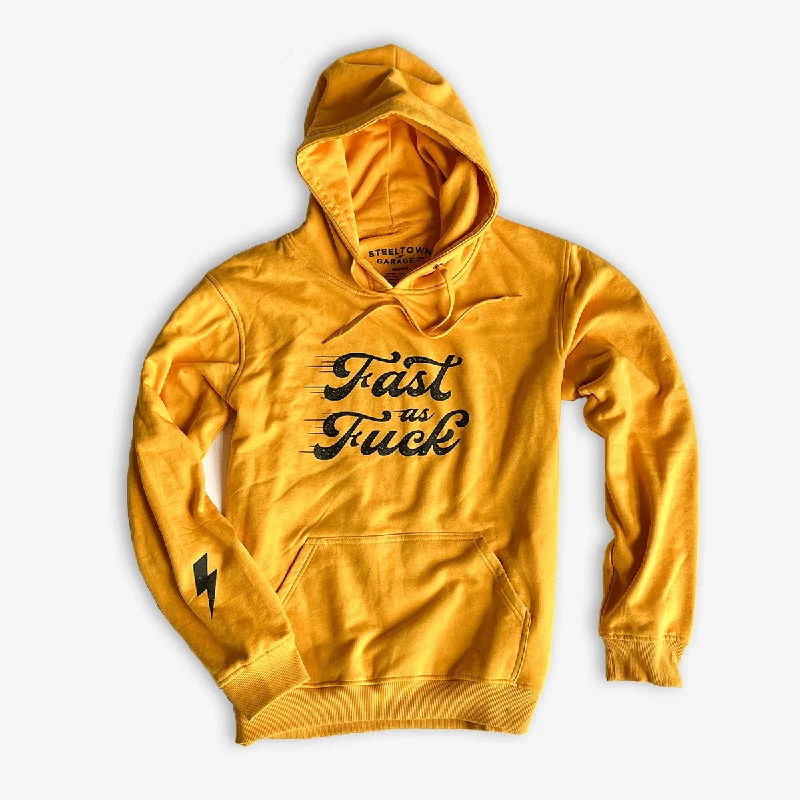 Fast As Fuck Hoodie Hoodie with Half-Zip Sporty Casual