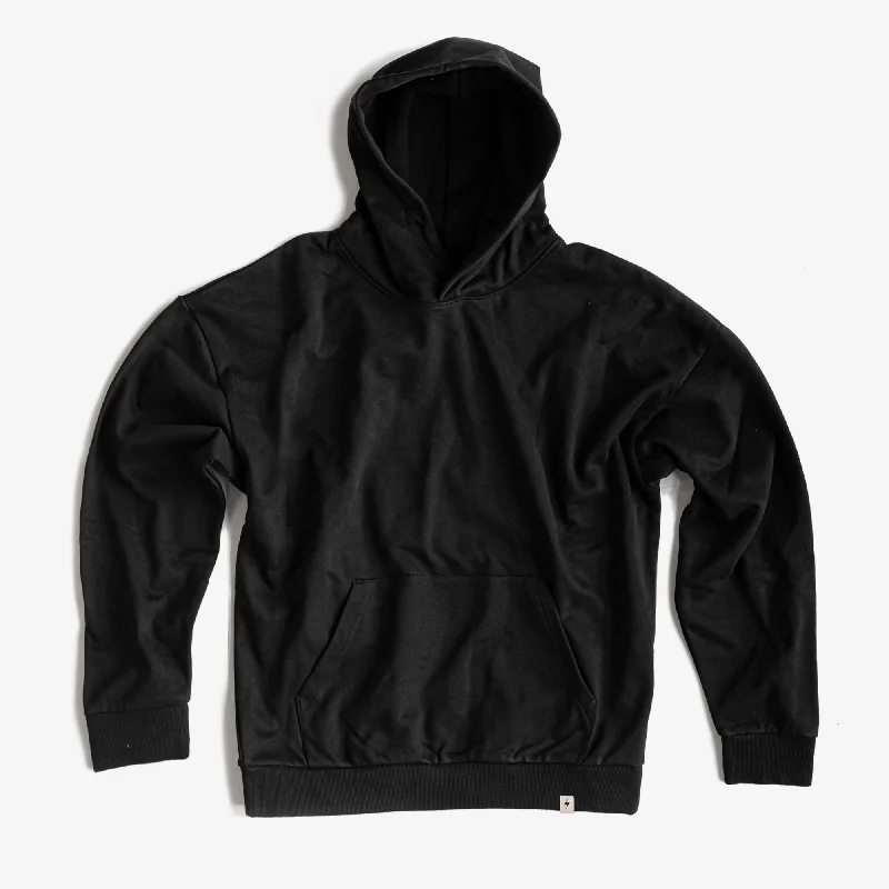 Weighted Hoodie (XS/S only) Hoodie with Zipper Placket Modern Functional