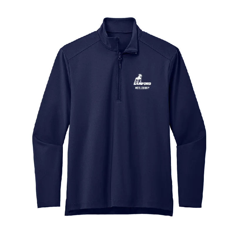 Samford - NCAA Women's Soccer : Brigid McElderry - Premium Quarter Zip Jacket Anorak Shell Jacket Lightweight Jacket Samford - NCAA Women's Soccer : Brigid McElderry - Premium Quarter Zip Jacket Anorak Shell Jacket Lightweight Jacket
