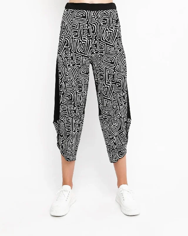 Ozai N Ku Ultimate Zigzag Pants, Twister Fashionable Button-Up Pants