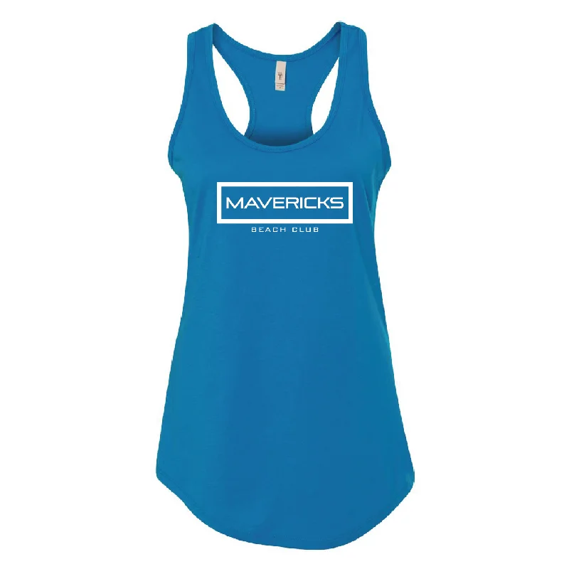 Mavericks Turquoise Women's Tank vintage tank top