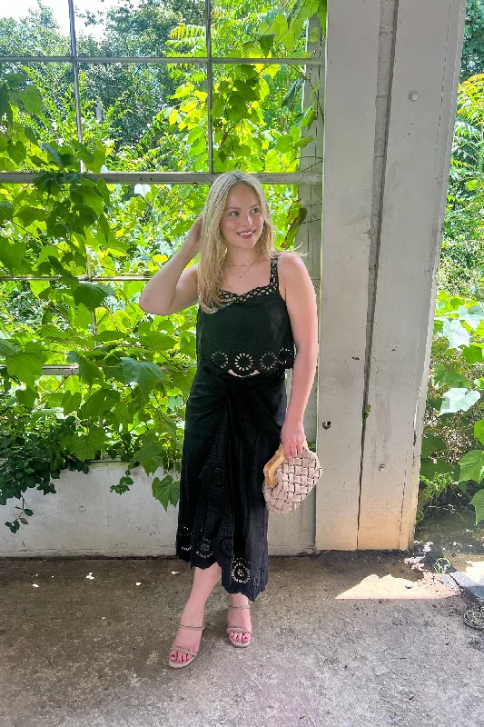 Kayla Wrap Skirt linen skirt natural