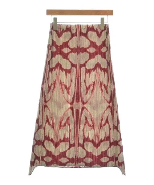 PLEATS PLEASE Long/Maxi length skirts corduroy skirt comfortable