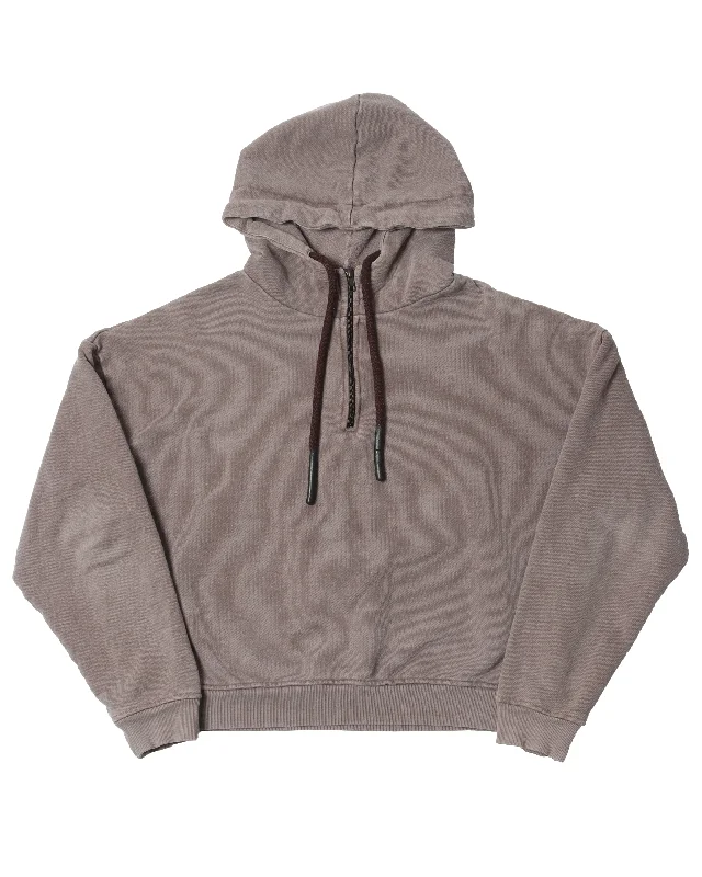 Season 1 Cropped Hoodie Hoodie with Drop Shoulder Relaxed Streetwear