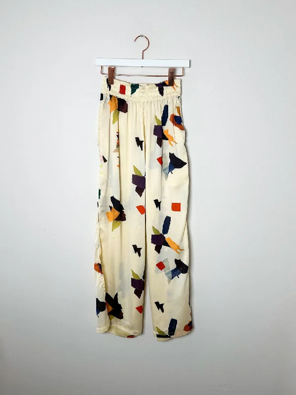 Delfina Balda - DB Print Pants - Swatches Classic Flared Pants