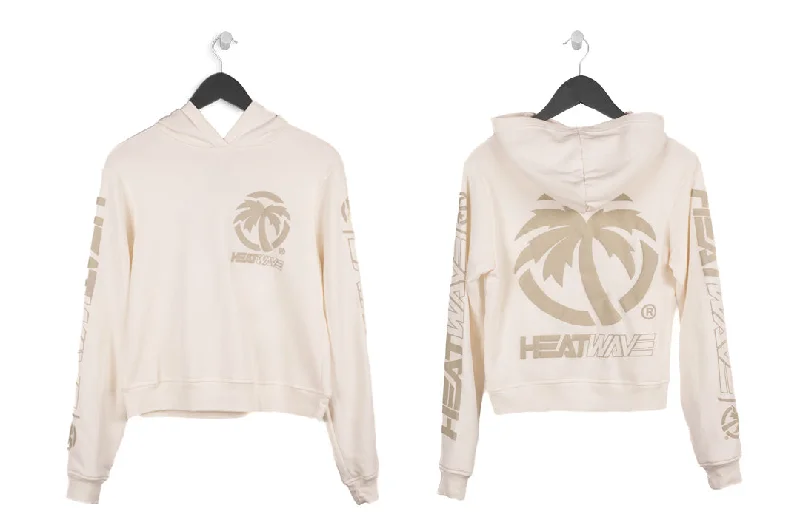 Heat Wave Billboard Split Ladies Sweatshirt Hoodie with Logo Branding Identity