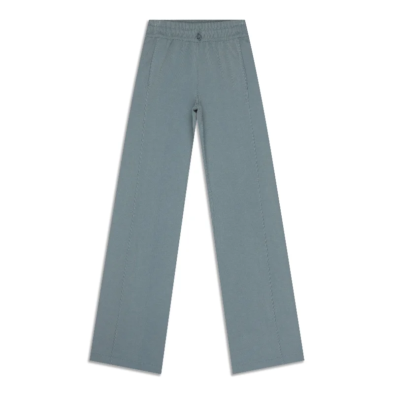 Ribbed Softstreme Mid-Rise Pant - Resale Relaxed Casual Leggings