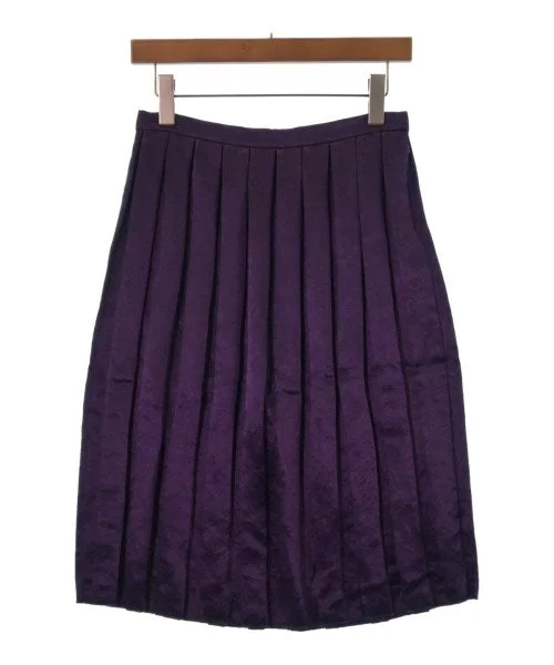 PLAN C Knee length skirts zip skirt side