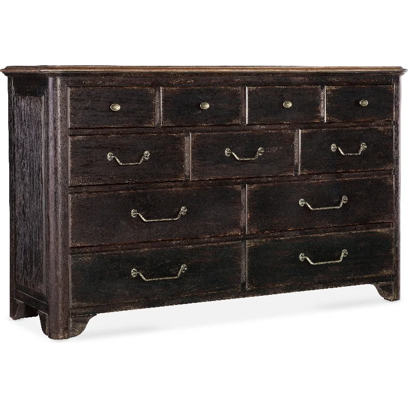 Americana 11-Drawer Dresser - Blacks Boat Neckline Classic