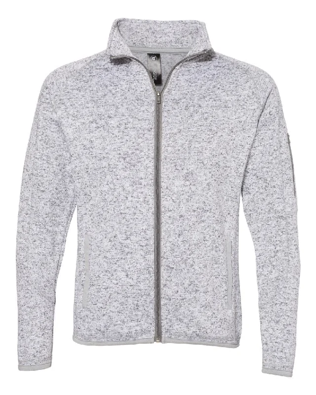 Burnside - Women's Sweater Knit Jacket Sequined Glittery Shiny