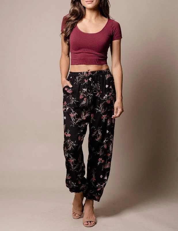 Jenna Flowy Jogger Pants Fashionable Jogger Pants