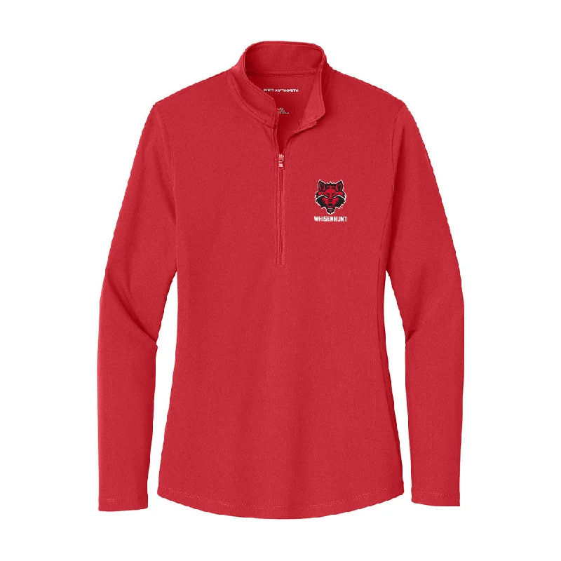 Arkansas State - NCAA Women's Soccer : Riley Whisenhunt - Women's Lightweight Quarter Zip Jacket Snapped Jacket Toggled Jacket Drawstring Jacket Arkansas State - NCAA Women's Soccer : Riley Whisenhunt - Women's Lightweight Quarter Zip Jacket Snapped Jacket Toggled Jacket Drawstring Jacket