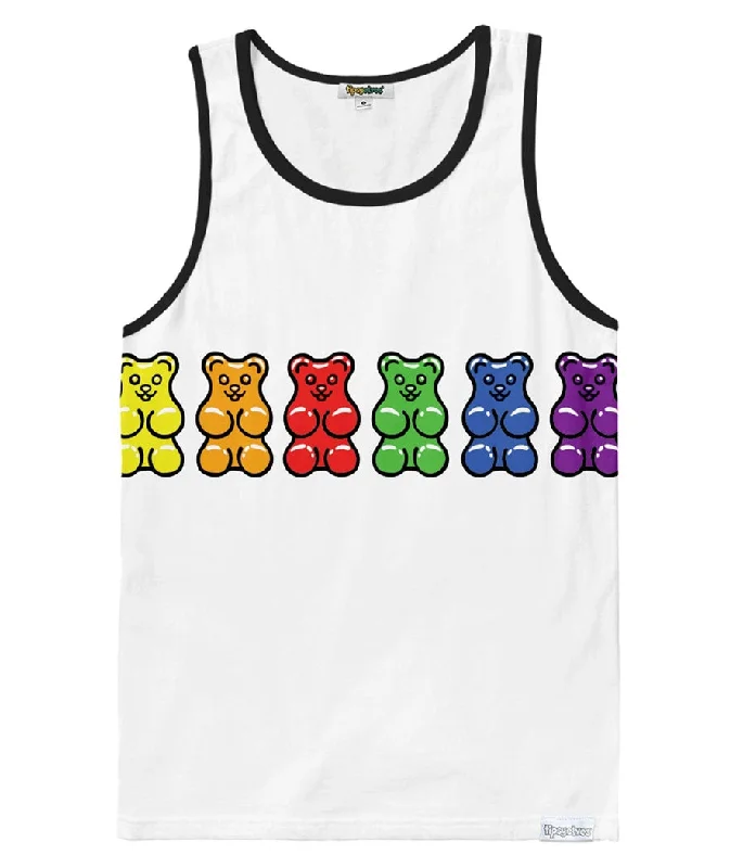 Gummy Galore Tank Top gold tank top