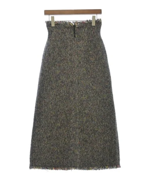 Lily Brown Long/Maxi length skirts cashmere skirt plush