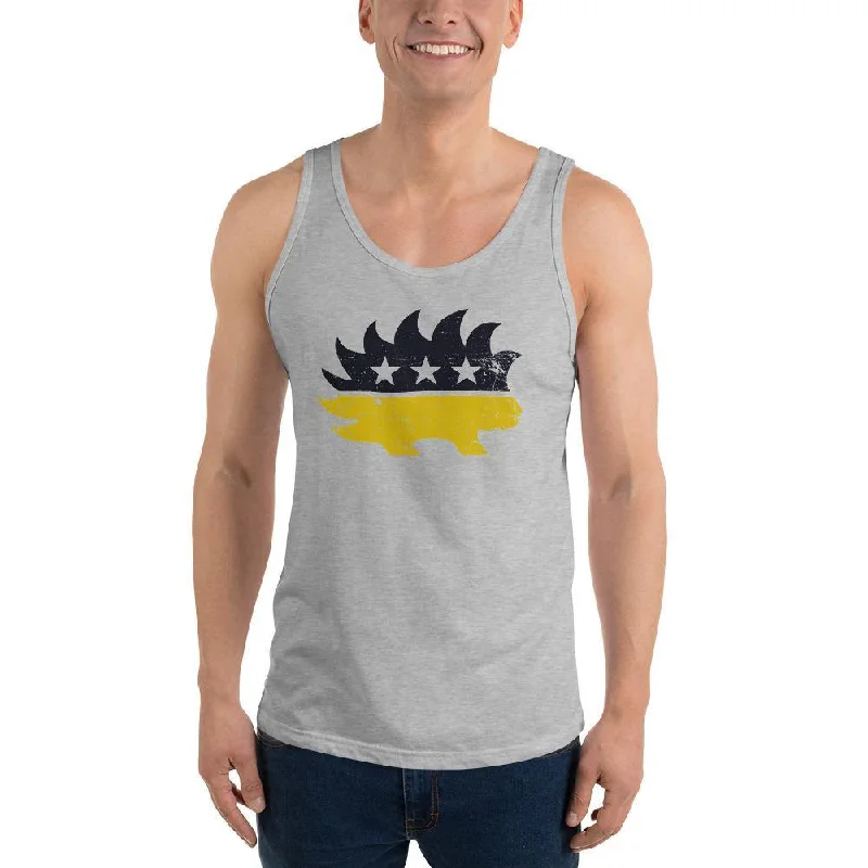 Ancap Porcupine Unisex Tank Top fashionable tank top