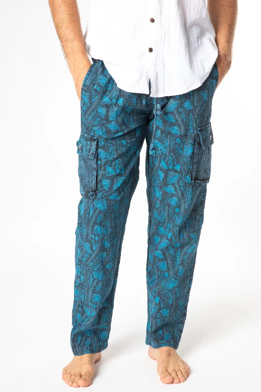 Woodland Festival Mushroom Pants Trendy Printed Pants