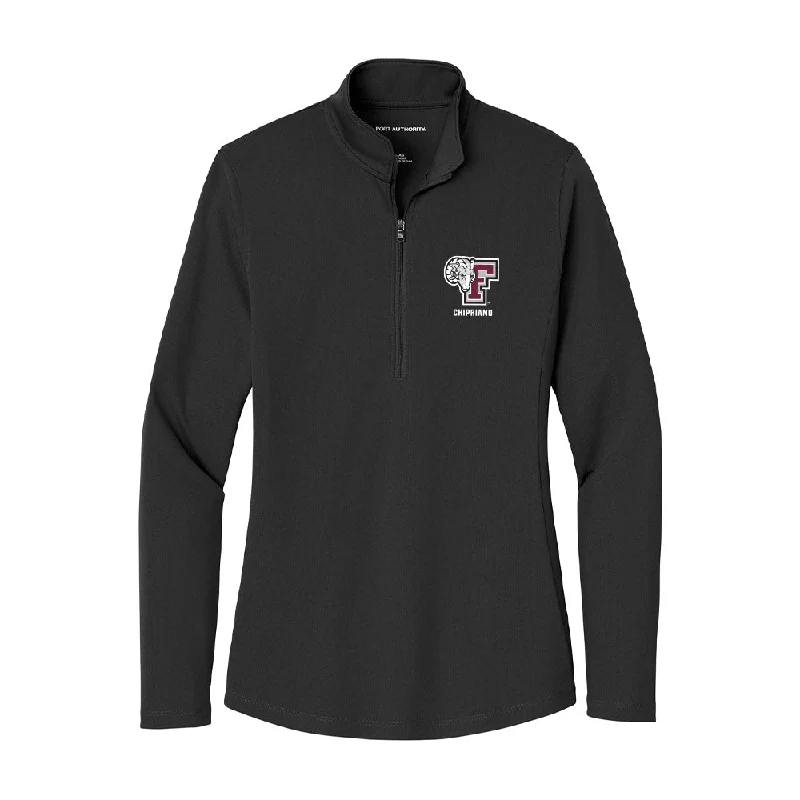 Fordham - NCAA Women's Soccer : Sophia Chipriano - Women's Lightweight Quarter Zip Jacket Jacket Blazer Coat