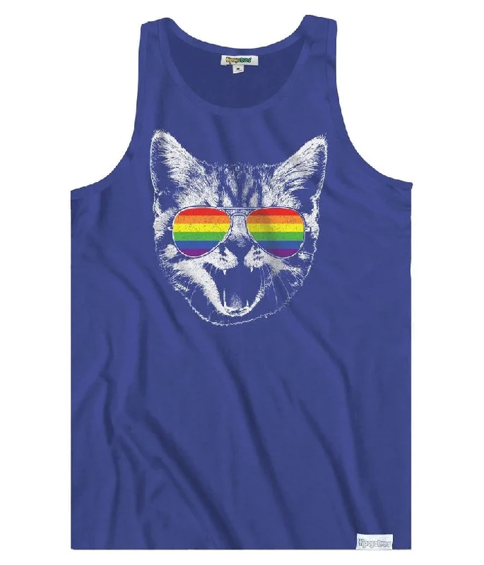 Pride Cat Tank Top activewear tank top