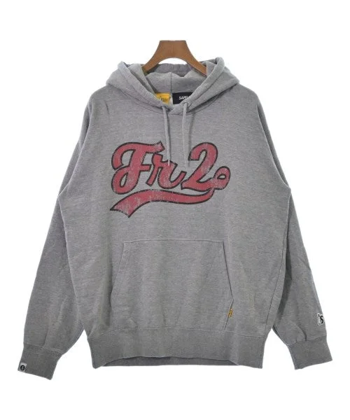 #FR2 Hoodies Hoodie with Front Slit Layering Stylish