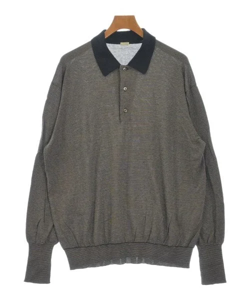 A.PRESSE Sweaters Hooded Sweater Collared Sweater Shawl Collar