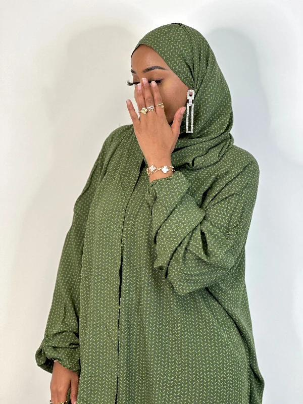 Classic olive one piece prayer dress Tunics Canvas sturdy
