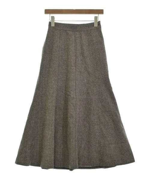 green label relaxing Long/Maxi length skirts silk skirt lustrous