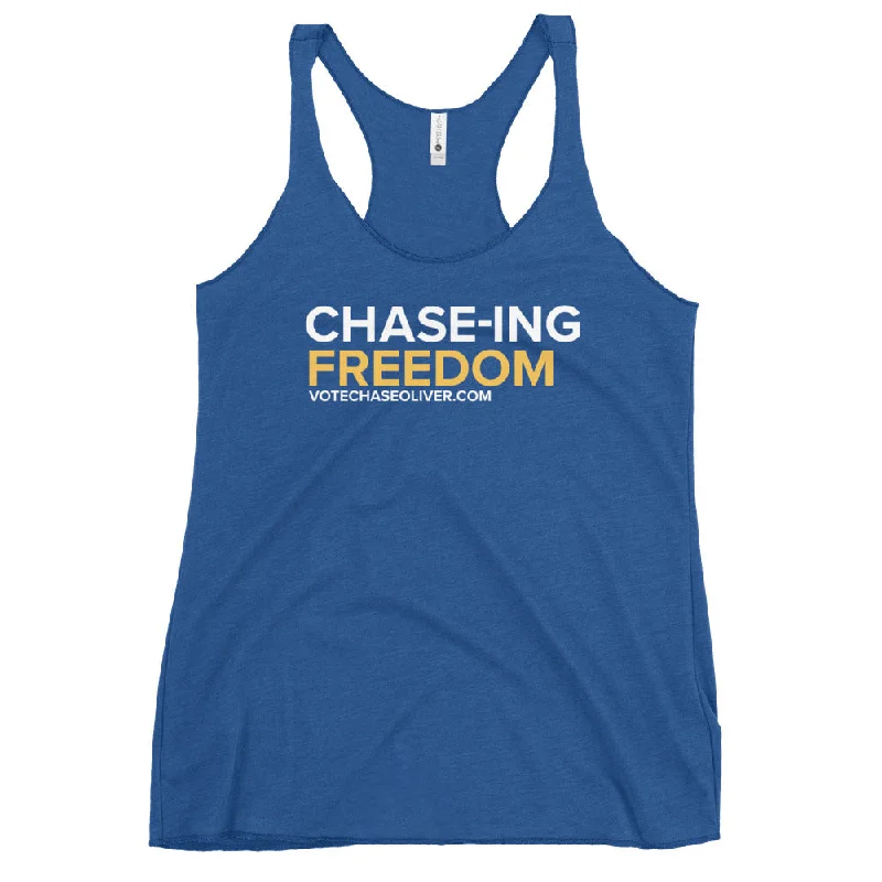 Chase-ing Freedom Women's Racerback Tank sage tank top