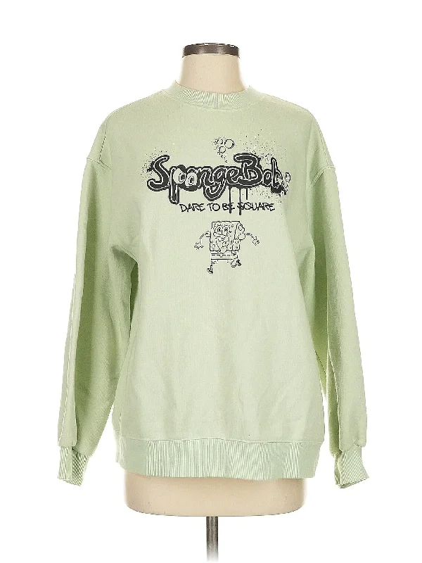 Sweatshirt Hoodie with Distressed Vintage Worn