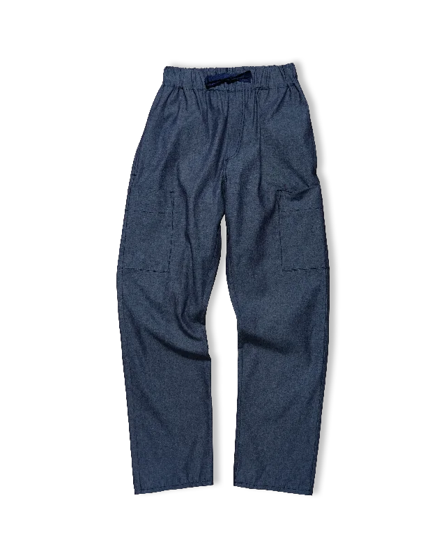 Drawstring Pant | Dark Chambray Cozy Maternity Pants