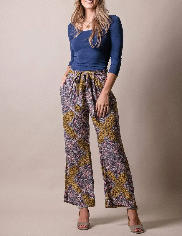 Aliyah Silky Pants Soft Stretch Pants