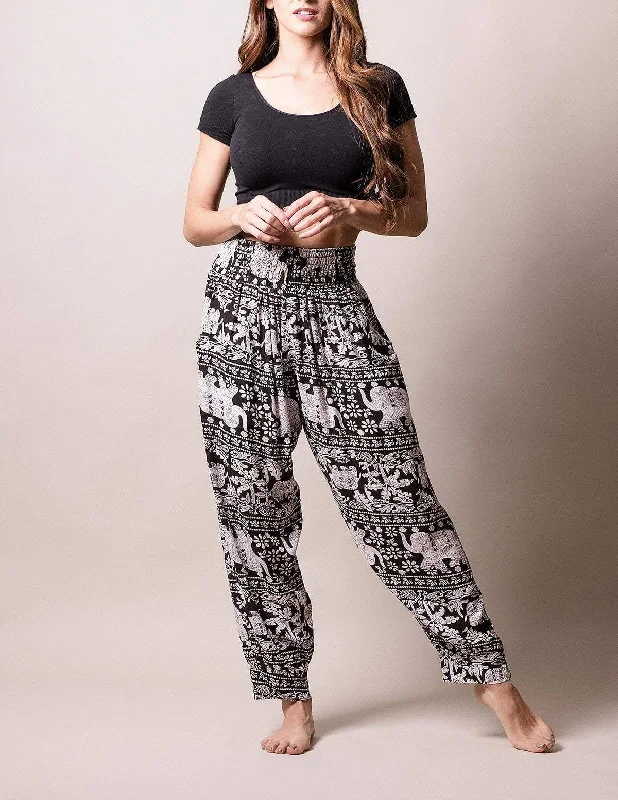 Elephant Batik Pants Trendy Palazzo Pants