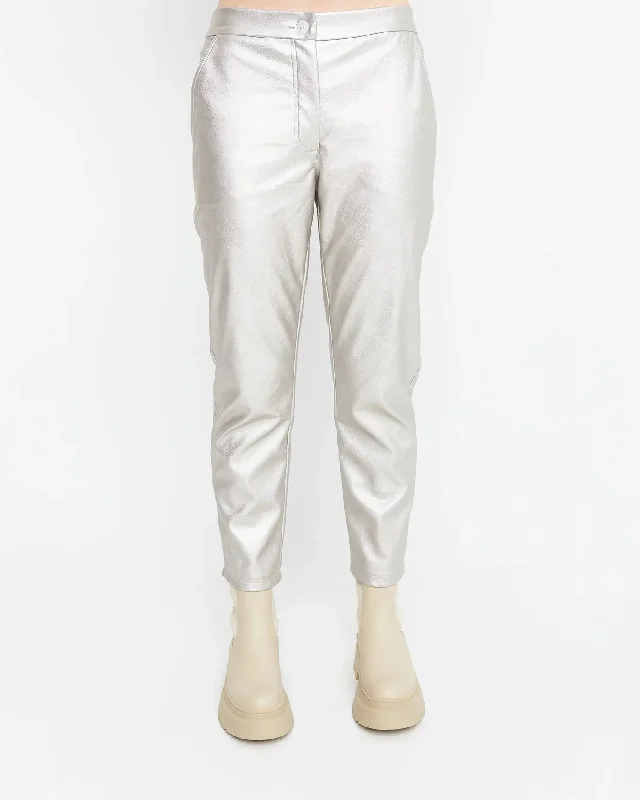 Ozai N Ku Metallic Pants, Gloss Cozy Lounge Pants