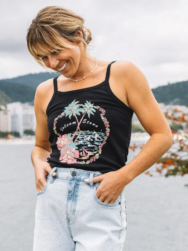 1991 Strappy Tank - Black workout tank top