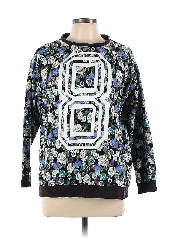 Sweatshirt Hoodie with Puffed Sleeves Voluminous Trendy