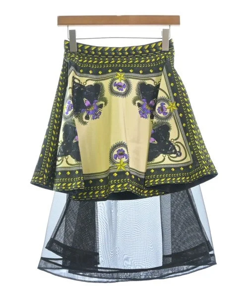 GIVENCHY Knee length skirts velvet skirt rich