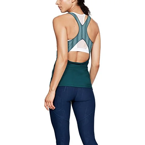Under Armour Womens HG Armour Tank, Tourmaline Teal, Medium soft tank top