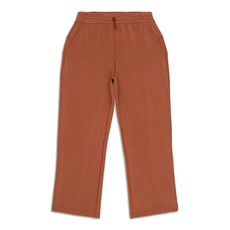 Softstreme High-Rise Straight-Leg Cropped Pant - Resale Casual Track Pants