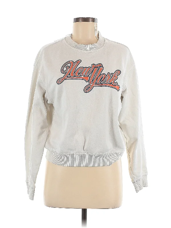 Sweatshirt Hoodie with Applique Textured Unique