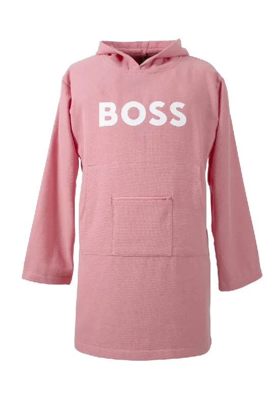 Hugo Boss Home SURF Pink Hoodie Beachrobe (Unisex) - Limited Edition! Hoodie with Camouflage Military Edgy