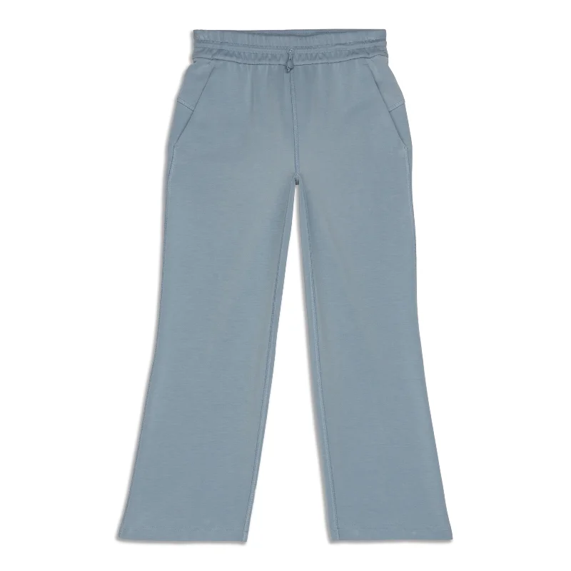 Softstreme High-Rise Straight-Leg Cropped Pant - Resale Formal Wide-Leg Pants