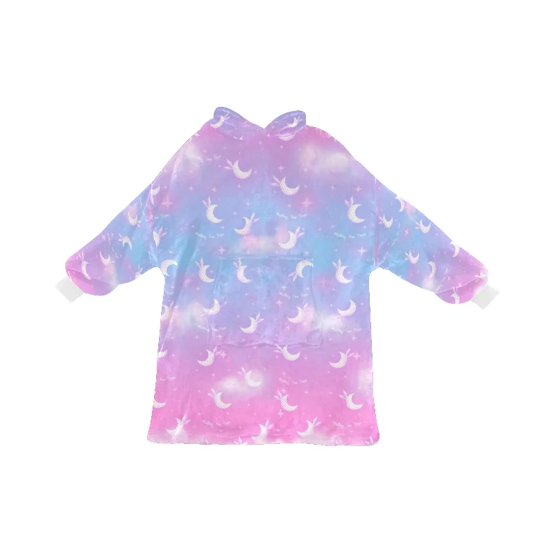 Twinkle Heaven Blanket Hoodie Hoodie with Hem Applique Textured Unique